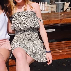 Bluelife Smocked-Tie dress